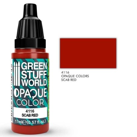 Green Stuff World - Couleurs opaques - Scab Red - 4116