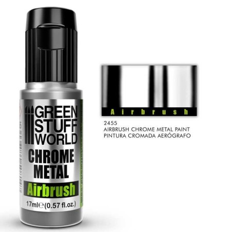 Green Stuff World - Peinture Chromée - Aérographe - 2455