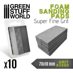 Green Stuff World - Eponge de Ponçage Flexible - Grain 2000 - 10774