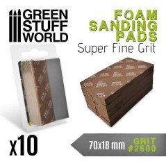 Green Stuff World - Eponge de Ponçage Flexible - Grain 2500 - 10775