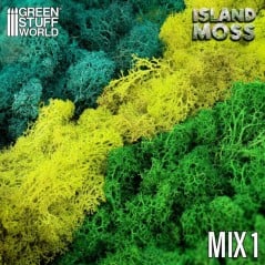 Green Stuff World - Mousse d'Islande - Mélange Vertes - 9325