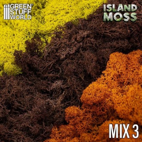 Green Stuff World - Islandmoss - Yellow and Brown Mix - 9327