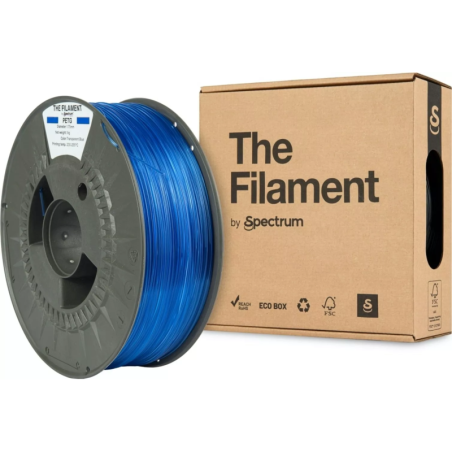 Spectrum - The Filament PETG - Transparent Blue - 1.75mm - 1Kg
