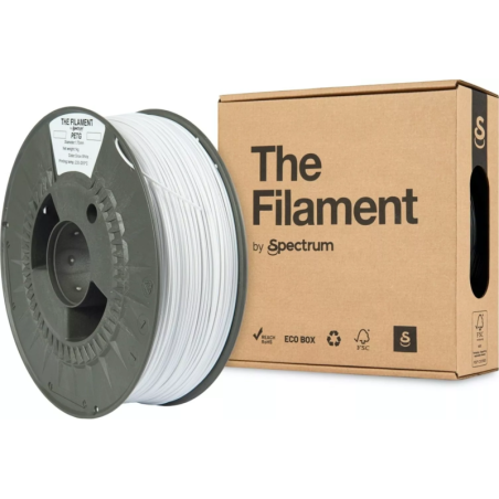 Spectrum - The Filament PETG - Blanc Neige (Snow White) - 1.75mm - 1Kg