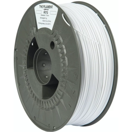 Spectrum - The Filament PETG - Blanc Neige (Snow White) - 1.75mm - 1Kg