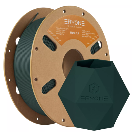 Eryone - PLA Matte - Vert Forêt-Noire (Black Forest Green) - 1.75mm - 1 Kg