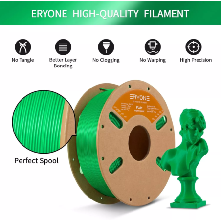 Eryone - PLA+ High Speed - Vert (Green) - 1.75mm - 1 Kg