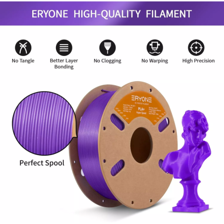 Eryone - PLA+ High Speed - Purple - 1.75mm - 1 Kg