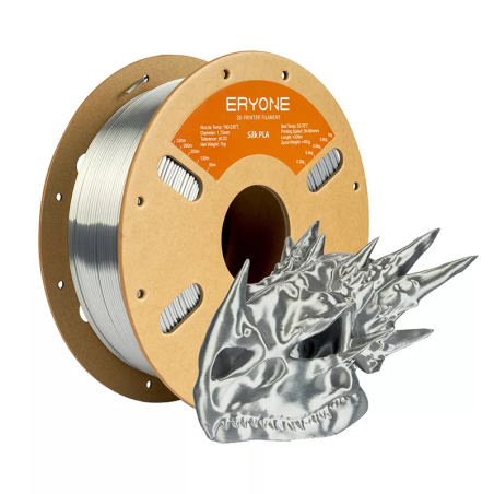 Eryone - PLA Silk - Argent (Silver) - 1.75mm - 1 Kg