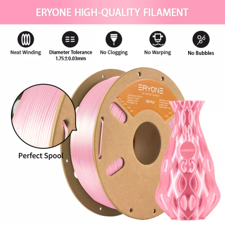 Eryone - PLA Silk - Rose (Pink) - 1.75mm - 1 Kg