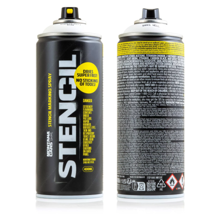 Montana - Stencil - Blanc (White) - S9100 - 472725 - 400ml