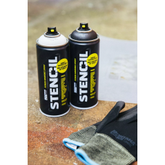 Montana - Stencil - Blanc (White) - S9100 - 472725 - 400ml