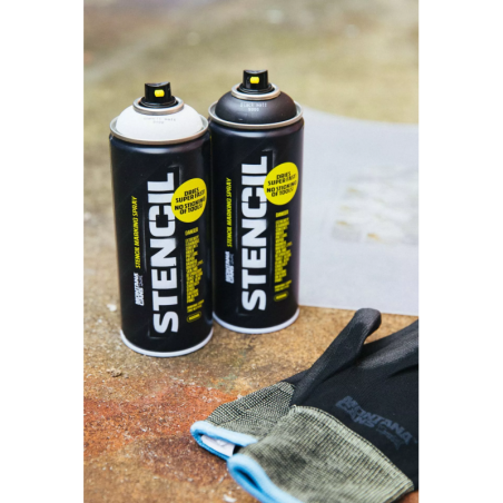 Montana - Stencil - White - S9100 - 472725 - 400ml