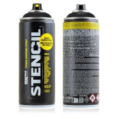 Montana - Stencil - Noir (Black) - S9000 - 472732- 400ml