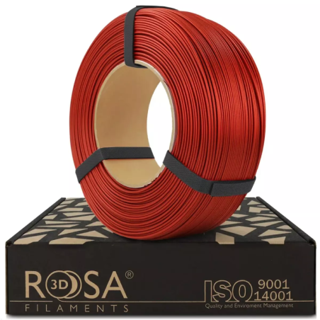 Rosa3D - PLA Starter - Rouge Jasper Satin (Red Jasper Satin) - 1.75mm - 1 Kg - Refill