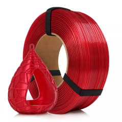 Rosa3D - PETG Standard HS - Vin rouge Transparent (Red Wine Transparent) - 1.75mm - 1 Kg - Refill