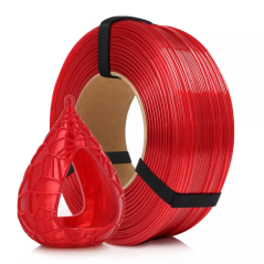Rosa3D - PETG Standard HS - Red Transparent - 1.75mm - 1 Kg - Refill