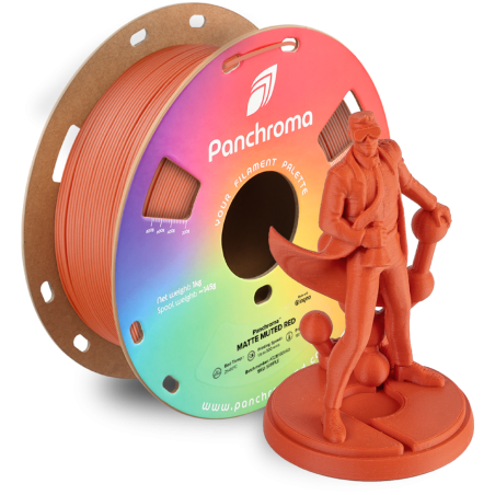 Polymaker Panchroma™ PLA Matte - Muted Red - 1.75mm - 1 Kg