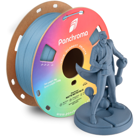 Polymaker Panchroma™ PLA Matte - Muted Blue - 1.75mm - 1 Kg