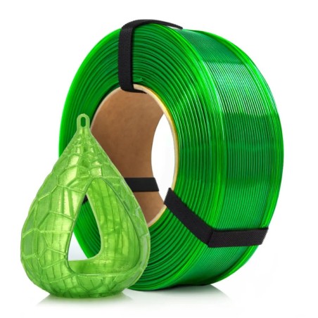 Rosa3D - PETG Standard HS - Vert claire Transparent (Light Green Transparent) - 1.75mm - 1 Kg - Refill
