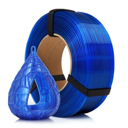 Rosa3D - PETG Standard HS - Blue Sky Transparent - 1.75mm - 1 Kg - Refill