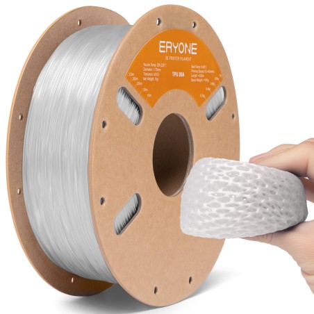 Eryone TPU 85A Flexible Filament – Ultra Soft 3D Printing 1.75mm
