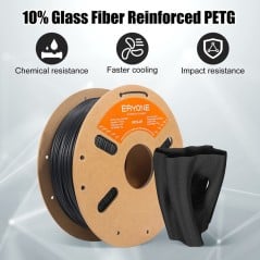 Eryone - PETG-GF - Fibre de verre - Noir (Black) - 1.75mm - 1 Kg