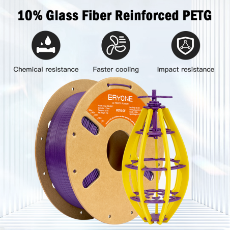 Eryone - PETG-GF - Glass Fiber - Purple - 1.75mm - 1 Kg