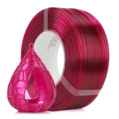 Rosa3D - PETG Standard HS - Pink Transparent - 1.75mm - 1 Kg - Refill