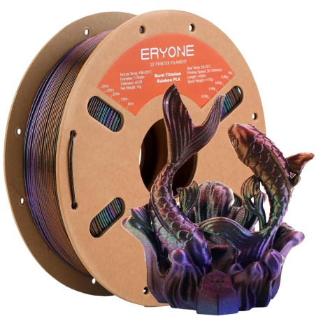 PLA Burnt Titanium – Multicolor Metallic Effect 3D Filament 1.75mm