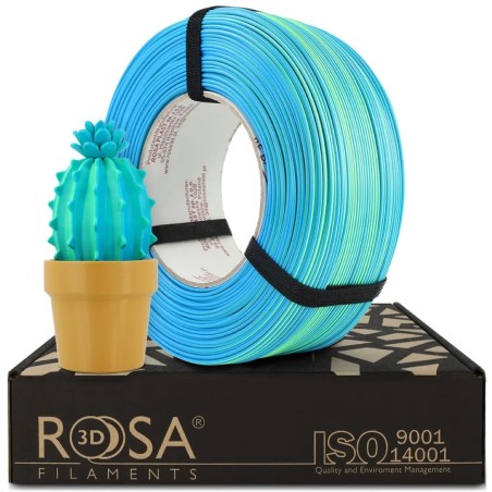 Rosa3D PLA Magic Refill 1.75 mm 1 kg – Filament 3D Premium Effet Bicolore