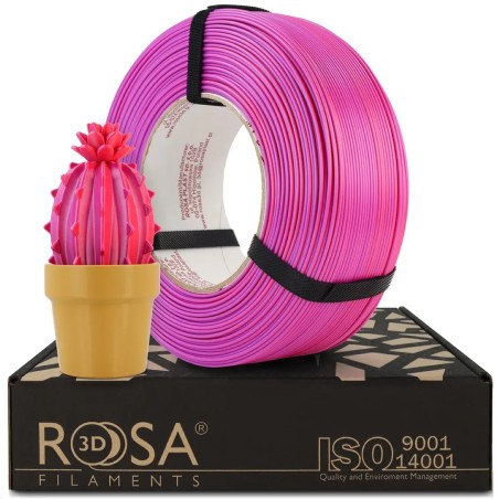 Rosa3D PLA Magic Refill 1.75 mm 1 kg – Filament 3D Premium Effet Bicolore