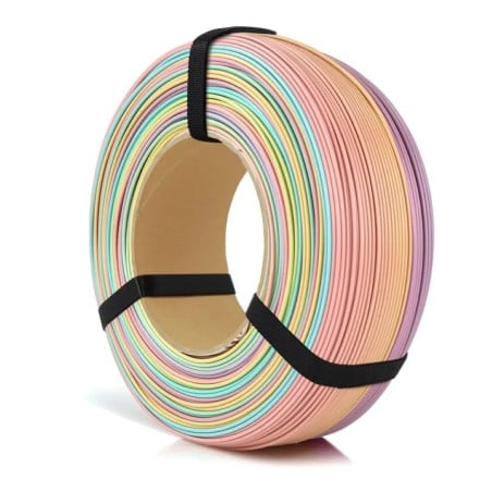 Rosa3D - PLA Silk Rainbow - Arc-en-ciel Pastel (Rainbow Pastel) - 1,75 mm - 1 kg - Refill