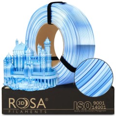 Rosa3D Silk Rainbow Refill PLA 1.75 mm – Filament Soie Multicolore 1 kg – Labo3D Belgique