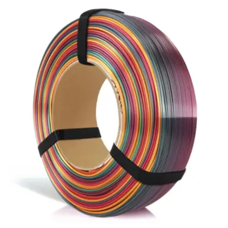 Rosa3D - PLA Rainbow - Arc-en-ciel Tropical (Multicolour Silk Tropical) - 1,75 mm - 1 kg - Refill