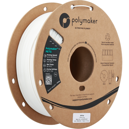 PETG Polymaker 1.75mm 1KG – Filament 3D Haute Performance