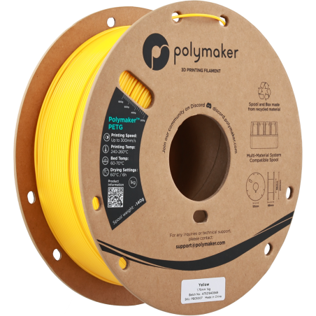 PETG Polymaker 1.75mm 1KG – Filament 3D Haute Performance