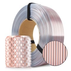 Rosa3D - PLA Magic Silk - white gold and rose gold (Glamour) - 1,75 mm - 1 kg - Refill