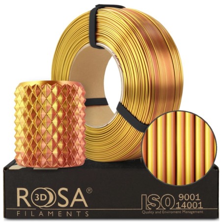Rosa3D PLA Magic Silk Refill 1.75 mm 1 kg – Filament 3D Effet Soie