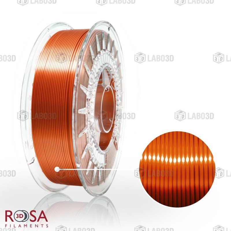 Rosa3D - PLA Silk - cuivre (Cooper) - 1.75mm - 800 gr Rosa3D - PLA Silk - cuivre (Cooper) - 1.75mm - 800 gr