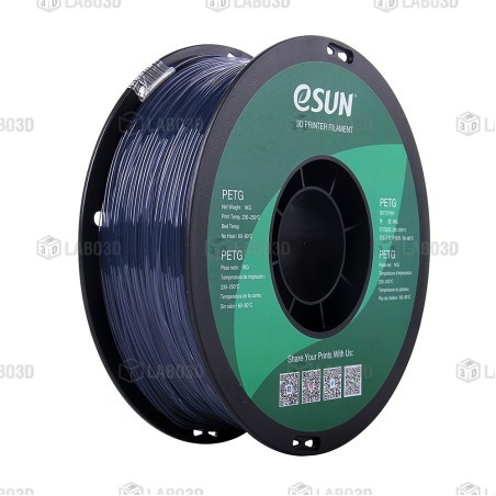 eSun - PETG - Gris Transparent (Translucent Grey) - 1.75mm - 1 Kg