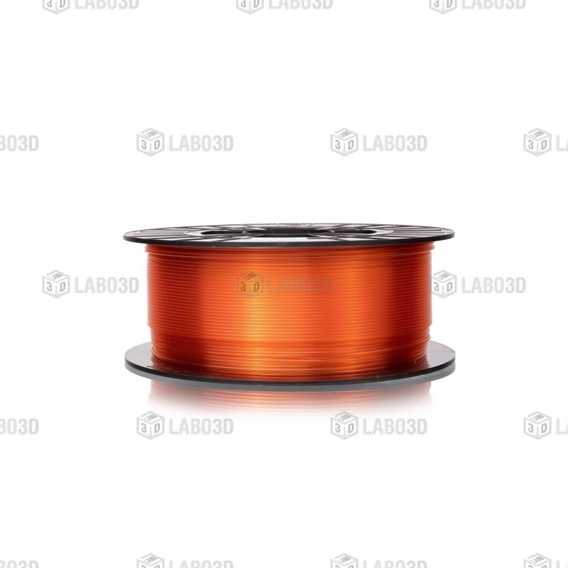 Filament PM - PETG - Orange Transparent (translucent Orange) - 1.75mm - 1 Kg