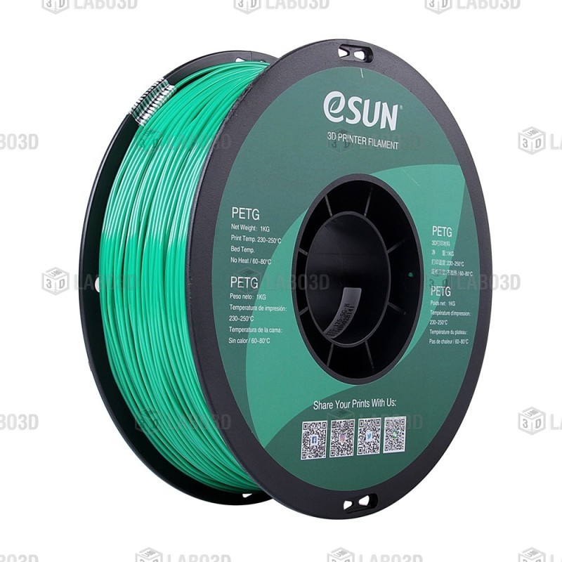 eSun - PETG - Vert (Solide Green) - 1.75mm - 1 Kg