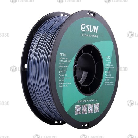 eSun - PETG - Gris (Solid Grey) - 1.75mm - 1 Kg