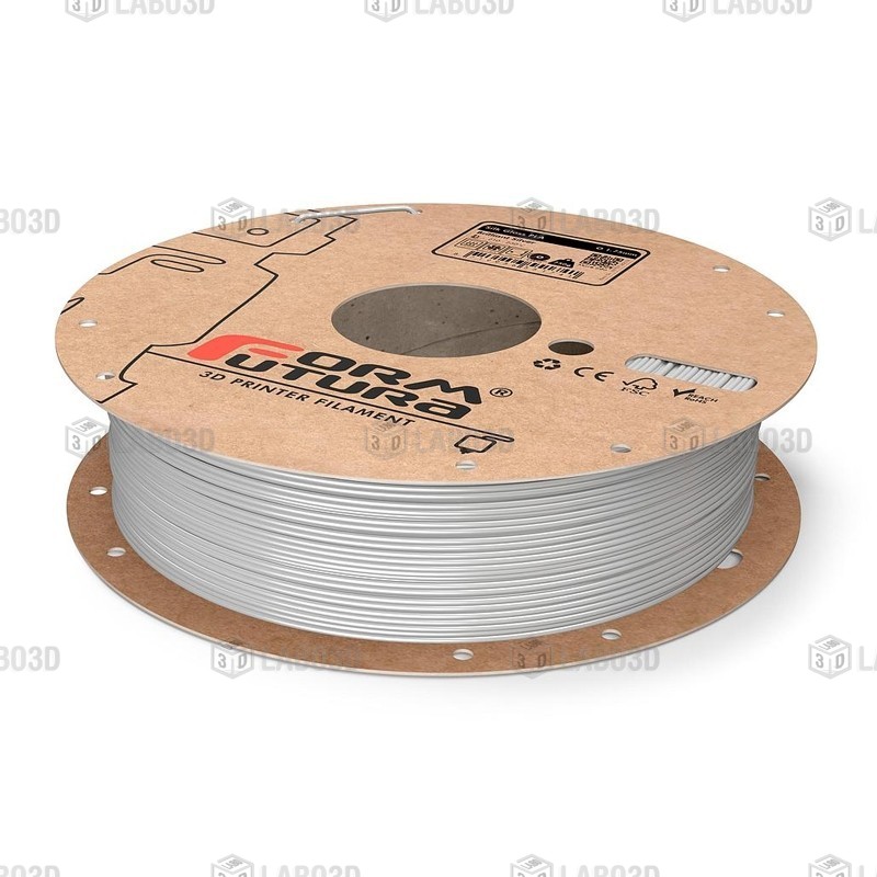 FormFutura - Silk Gloss PLA - Argent Nacré (Brilliant Silver) - 1.75 mm - 750 g FormFutura - Silk Gloss PLA - Argent Nacré (Brilliant Silver) - 1.75 mm - 750 g