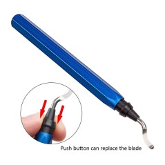 Ebavureur en aluminium anodisé à  lame interchangeable  - Outils de Finition