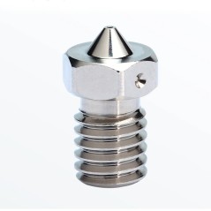Buse type E3D V6 en Cuivre plaqué Nickel (Plated Copper) : 0.6mm - 1.75mm