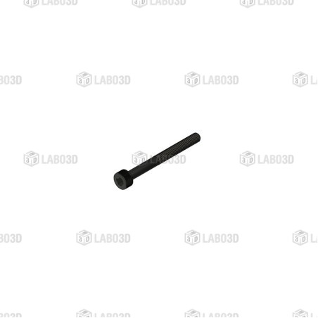 DIN912 M3X30 - Vis à  tête cylindrique hexagonale creuse Acier - Noir