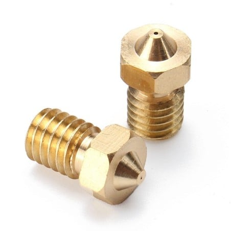 Buse en laiton compatible E3D : 0.4mm - 1.75mm filament