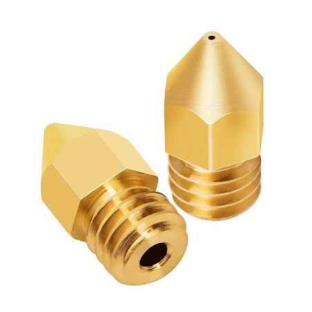 Buse en laiton compatible MK8 : 0.2mm - 1.75mm filament